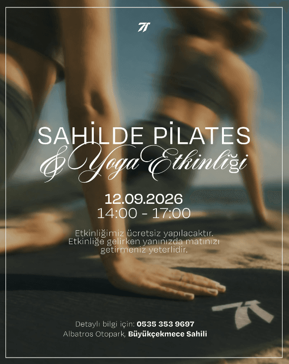 Sahilde Pilates & Yoga Etkinliği